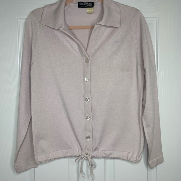 Givenchy Sweaters - GIVENCHY SPORT | VTG Pink Blush Buttoned Sweater
